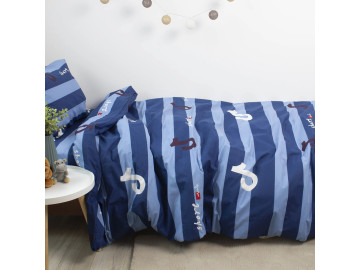 Постільна білизна TEP Soft dreams Line Blue 50x70 підліткова