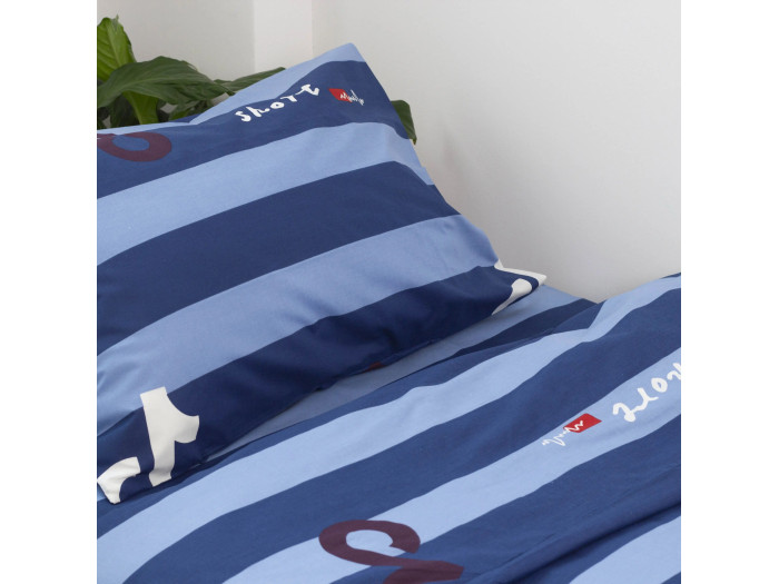 Постільна білизна TEP Soft dreams Line Blue 50x70 підліткова