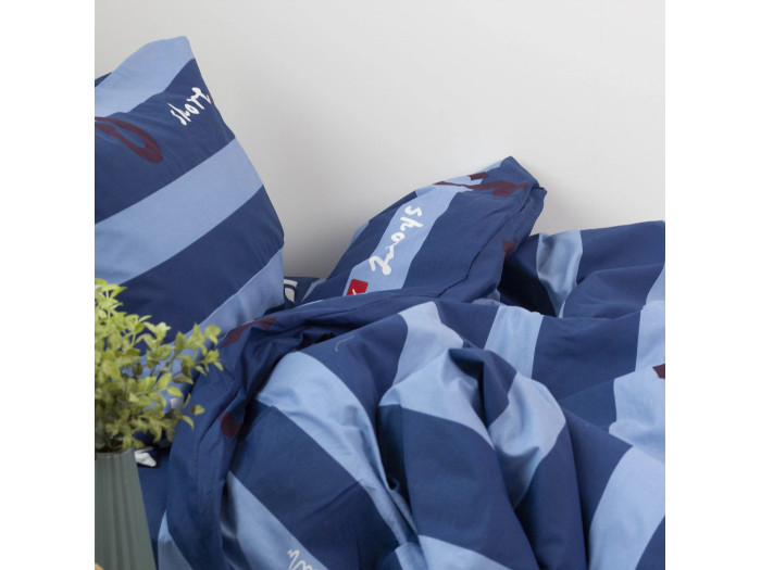 Постільна білизна TEP Soft dreams Line Blue 50x70 підліткова