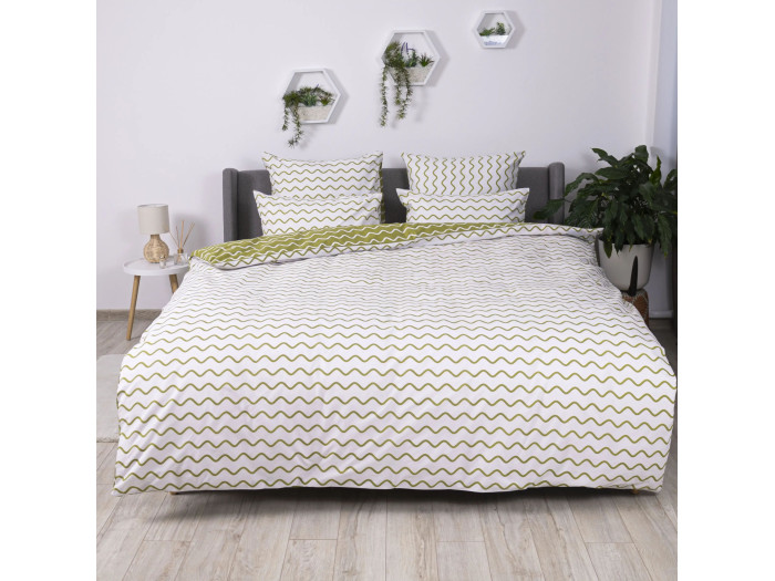 Комплект постільної білизни TEP Happy Sleep Olive Dream 50x70 двоспальна