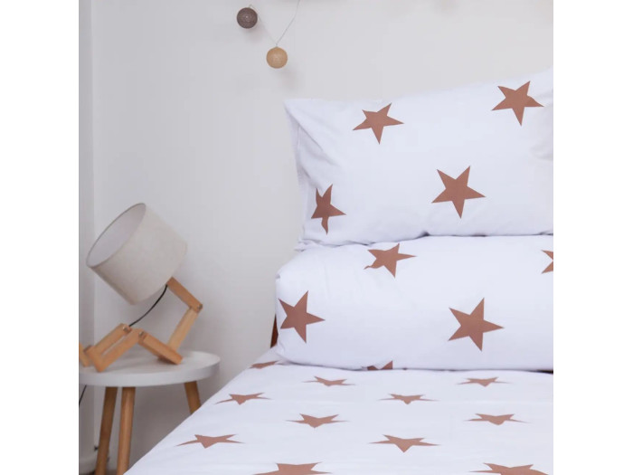 Постельное белье TEP Soft dreams Звезды (какао) 50x70 подростковая