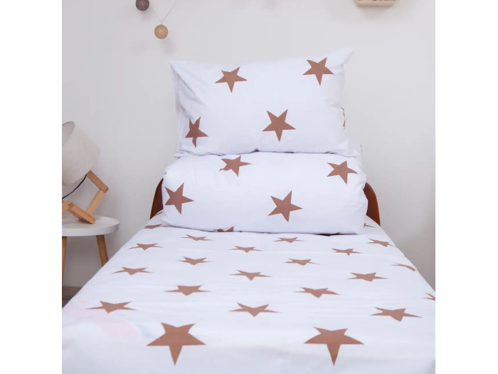 Постельное белье TEP Soft dreams Звезды (какао) 50x70 подростковая