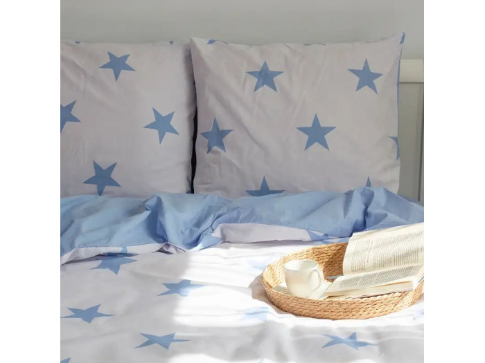 Постільна білизна TEP Soft dreams Morning Star Blue 70x70 євро