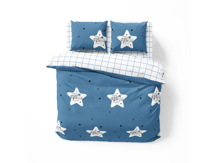 Постільна білизна TEP Soft dreams Twinkle Stars 70x70 двоспальна