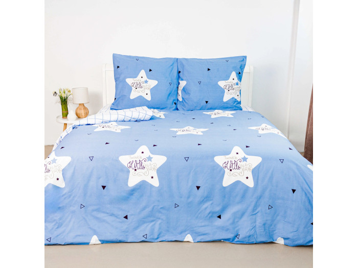 Постільна білизна TEP Soft dreams Twinkle Stars 70x70 двоспальна