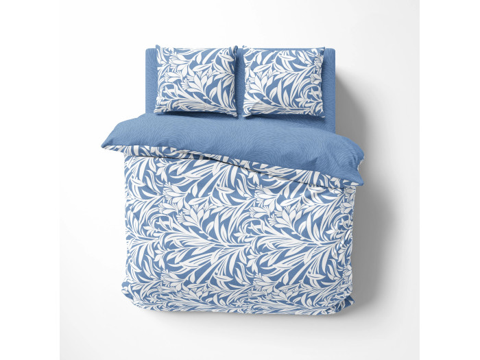 Постільна білизна TEP Soft dreams Light Blue Fantasy 70x70 двуспальное