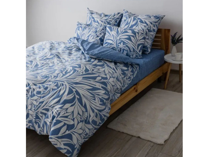 Постільна білизна TEP Soft dreams Light Blue Fantasy 70x70 двуспальное