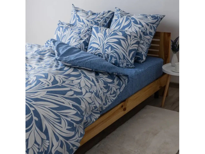 Постільна білизна TEP Soft dreams Light Blue Fantasy 70x70 двуспальное