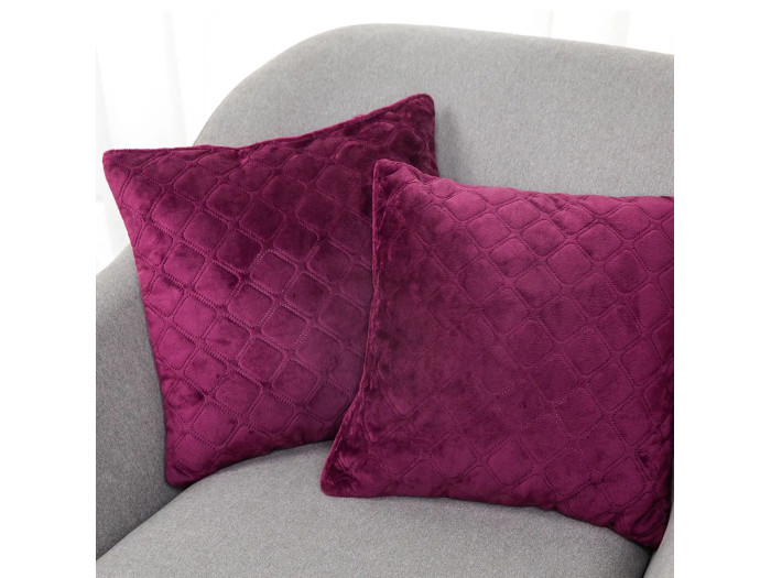 Подушка декоративна TEP VELOUR Бордова 50x70