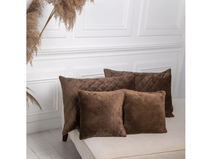 Подушка декоративна TEP VELOUR Коричнева 50x70