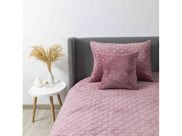 Покрывало TEP VELOUR Mesa rose/Ромб круглый 240x260
