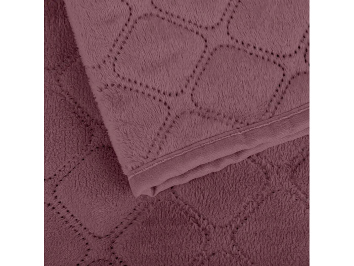 Покрывало TEP VELOUR Mesa rose/Ромб круглый 240x260