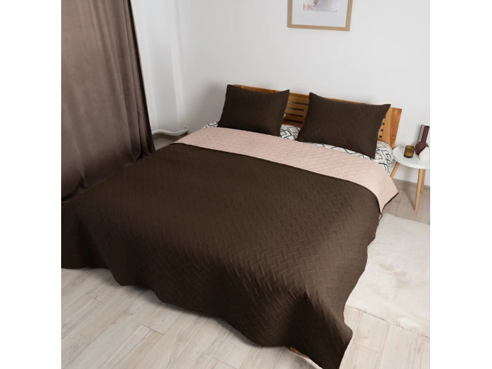 Покривало TEP VINTAGE 2 наволочки 50*70 см Коричневое/Винтаж 240x260