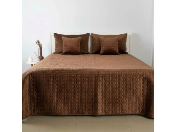 Покрывало TEP VELOUR Коричневый/Мозаика 150x210