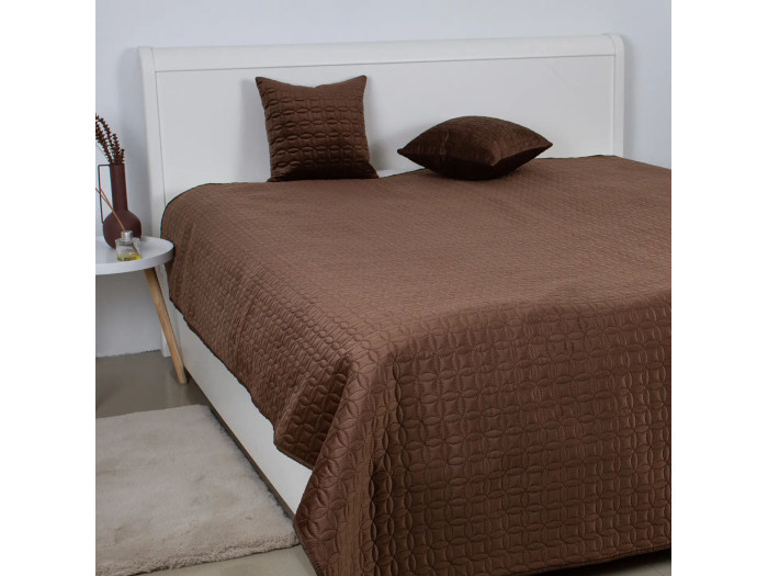 Покрывало TEP VELOUR Коричневый/Мозаика 150x210