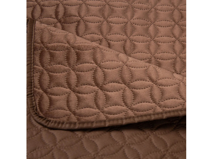 Покрывало TEP VELOUR Коричневый/Мозаика 150x210