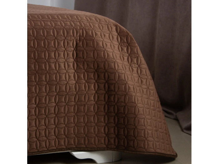 Покрывало TEP VELOUR Коричневый/Мозаика 220x240