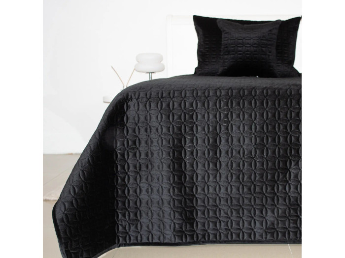 Покрывало TEP VELOUR Черный/Мозаика 150x210