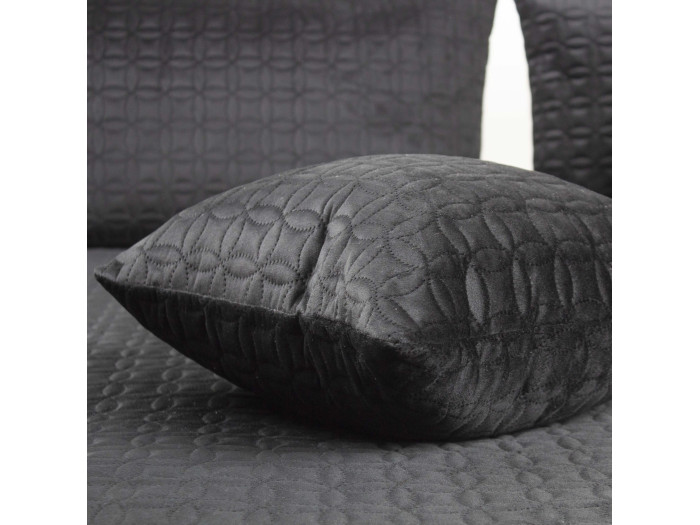 Покрывало TEP VELOUR Черный/Мозаика 150x210