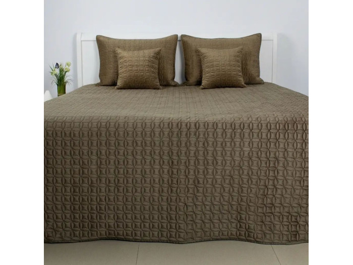 Покрывало TEP VELOUR Хаки/Мозаика 150x210