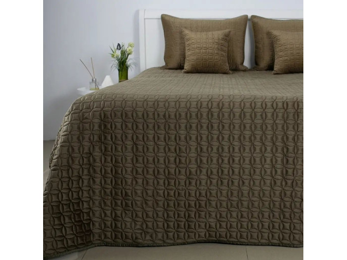 Покрывало TEP VELOUR Хаки/Мозаика 150x210