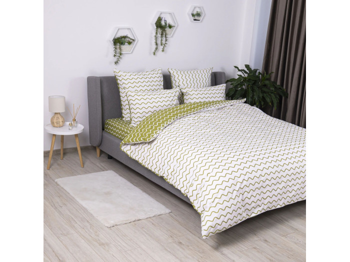 Комплект постільної білизни TEP Olive Dream 70x70 полуторна