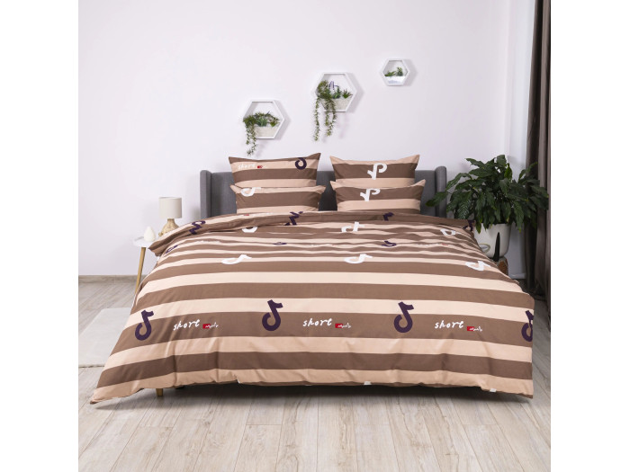Постельное белье TEP Soft dreams Line Brown 70x70 евро
