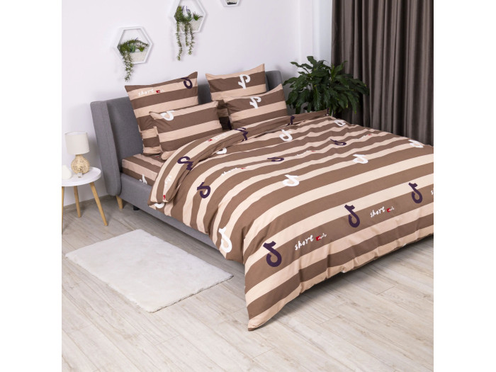 Постельное белье TEP Soft dreams Line Brown 70x70 евро