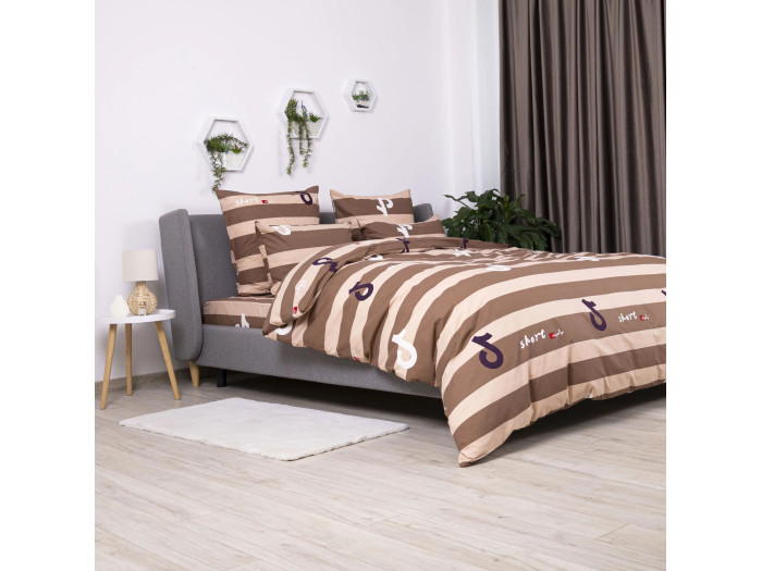 Постельное белье TEP Soft dreams Line Brown 70x70 евро
