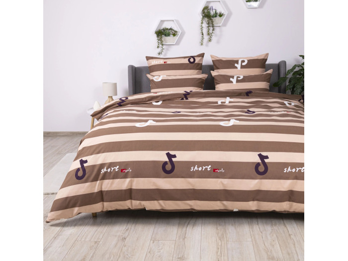Постельное белье TEP Soft dreams Line Brown 70x70 евро
