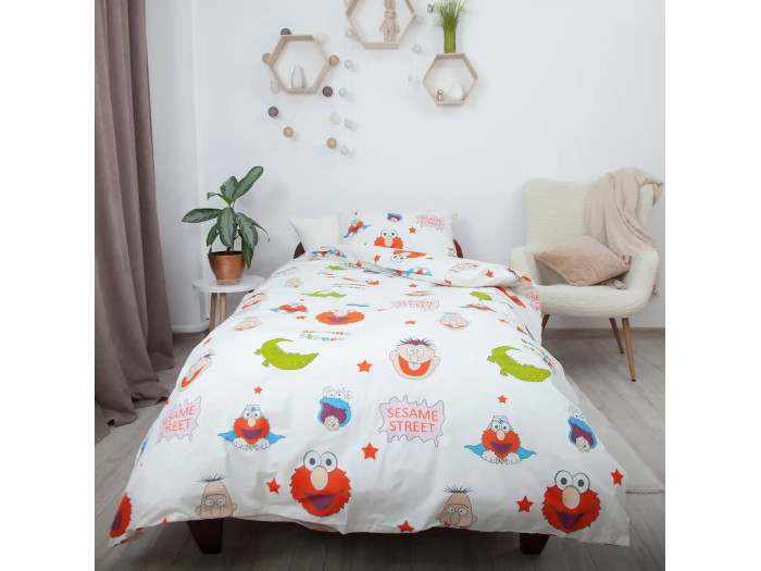 Постельное белье TEP Soft dreams Сезам Стрит 50x70 подростковая