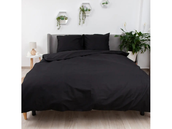 Комплект постільної білизни TEP Phantom Black 70x70 двоспальна