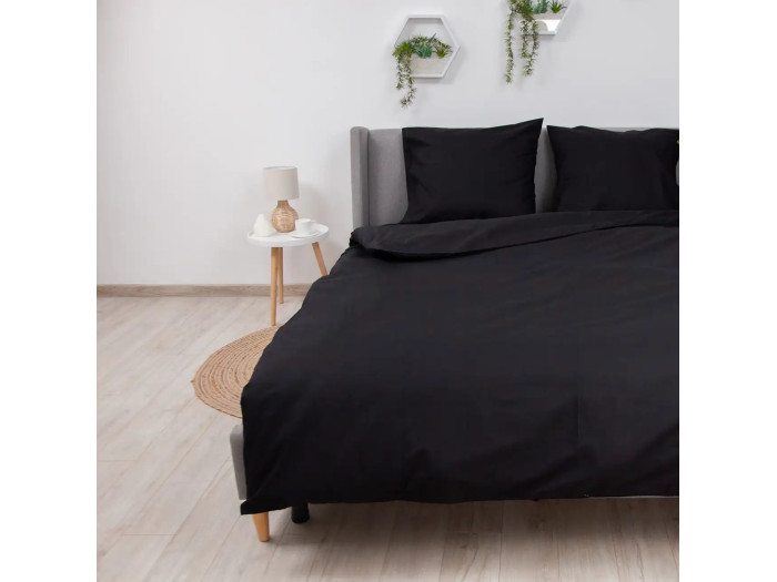 Комплект постільної білизни TEP Phantom Black 70x70 двоспальна